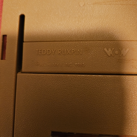Vintage Original Teddy Ruxpin Animatronic Bear Alchemy li, inc - Picture 5 of 5